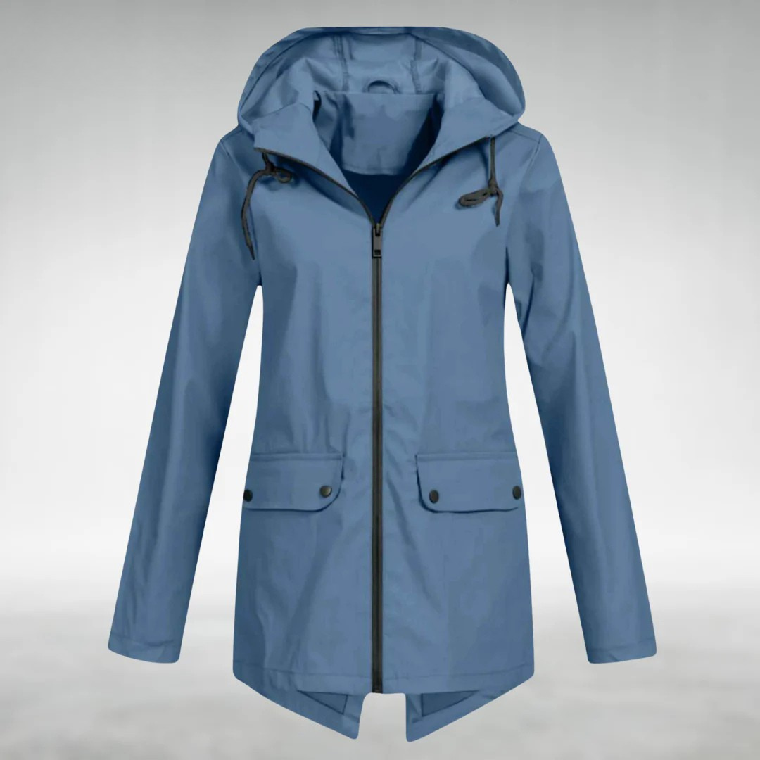 Jasnoniebieski | Stylowa Wodoodporna Parka
