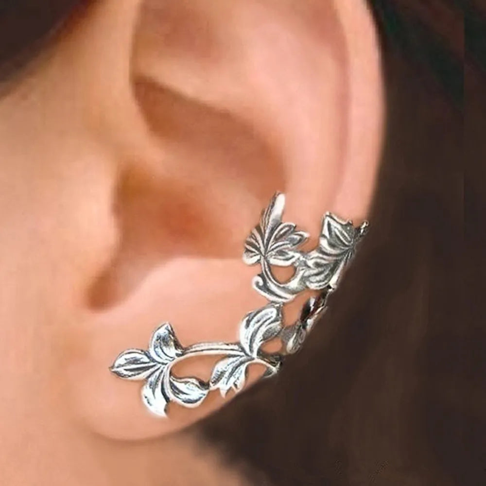 Vintage Blumen Clip-Obrążki