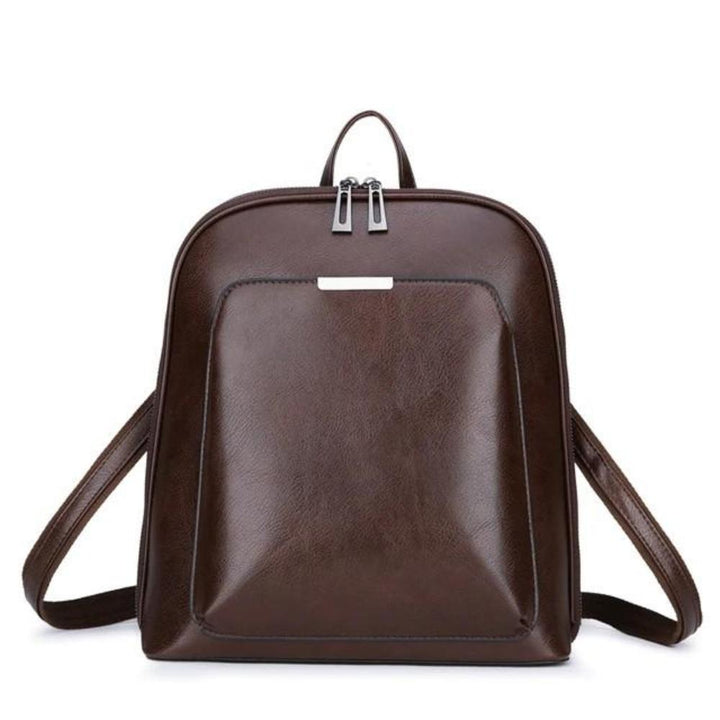 Klasyczny Plecak z Podwójnym Zamkiem - Elegancki Design