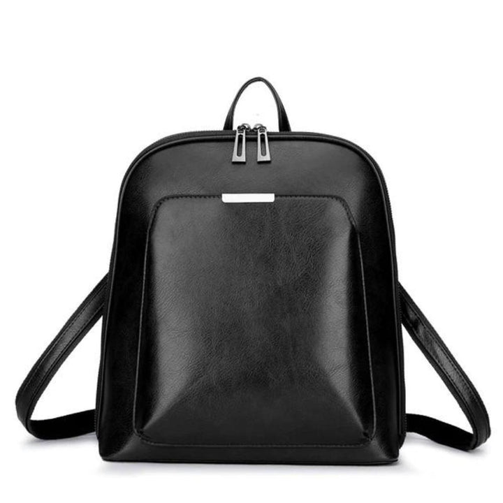 Klasyczny Plecak z Podwójnym Zamkiem - Elegancki Design