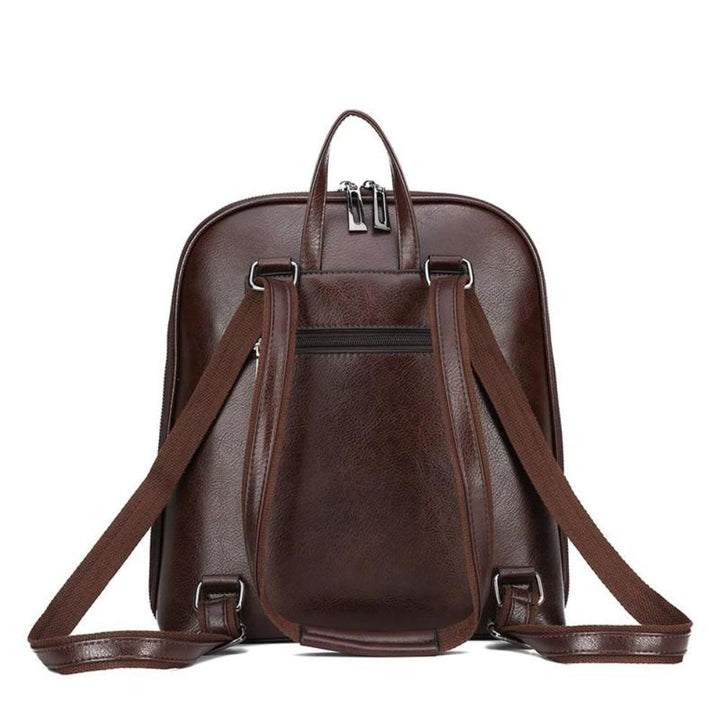 Klasyczny Plecak z Podwójnym Zamkiem - Elegancki Design