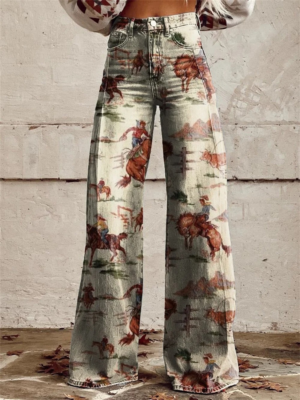 Penelope™ - Spodnie w stylu vintage z szerokimi nogawkami