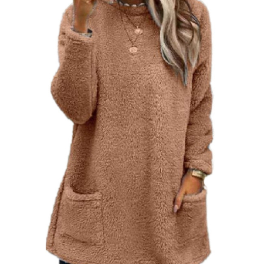 Lucy - Długi Sweter Fleece