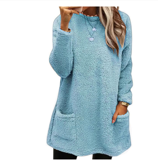 Lucy - Długi Sweter Fleece
