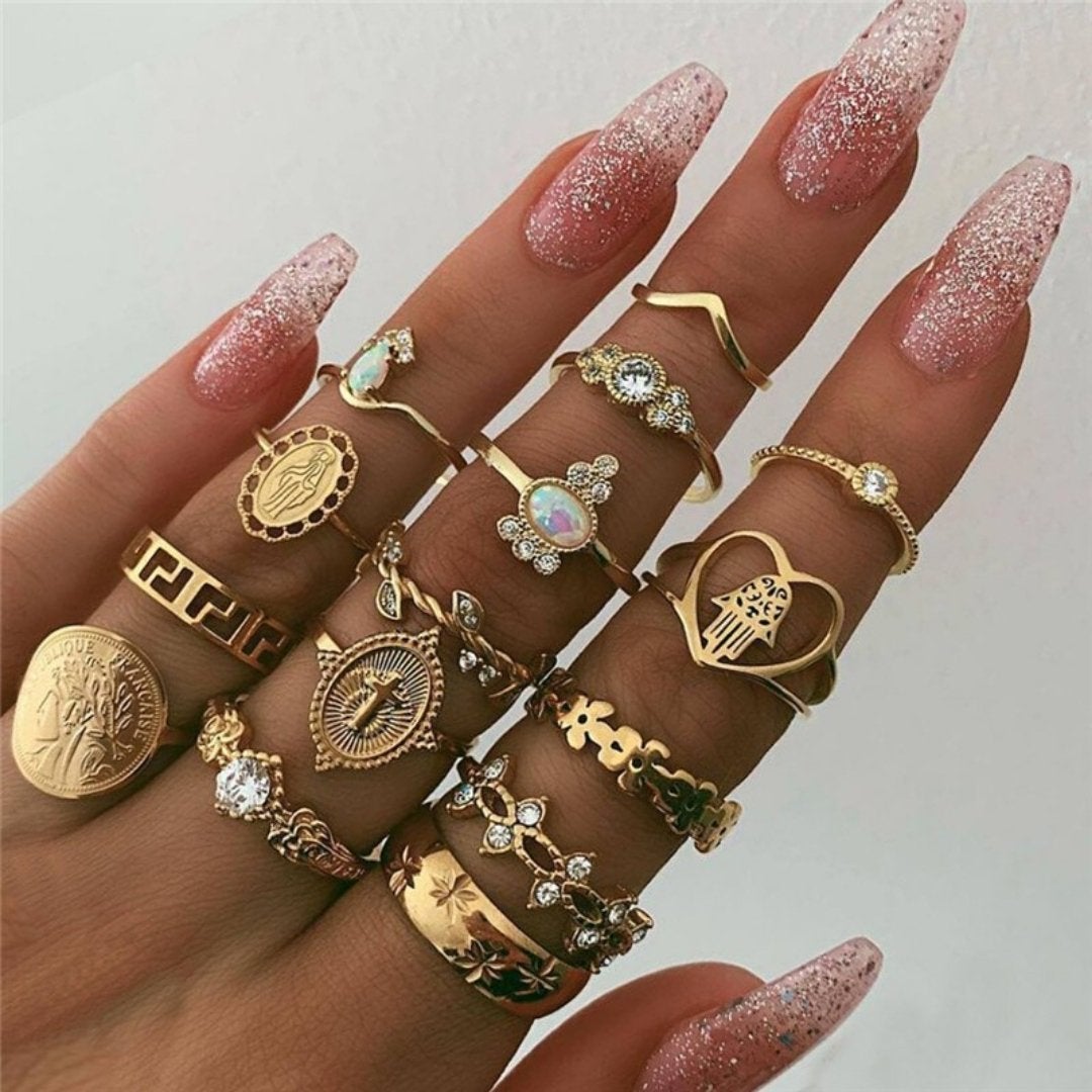 Zestaw Einzigartiges Premium z 8 do 12 Ringen