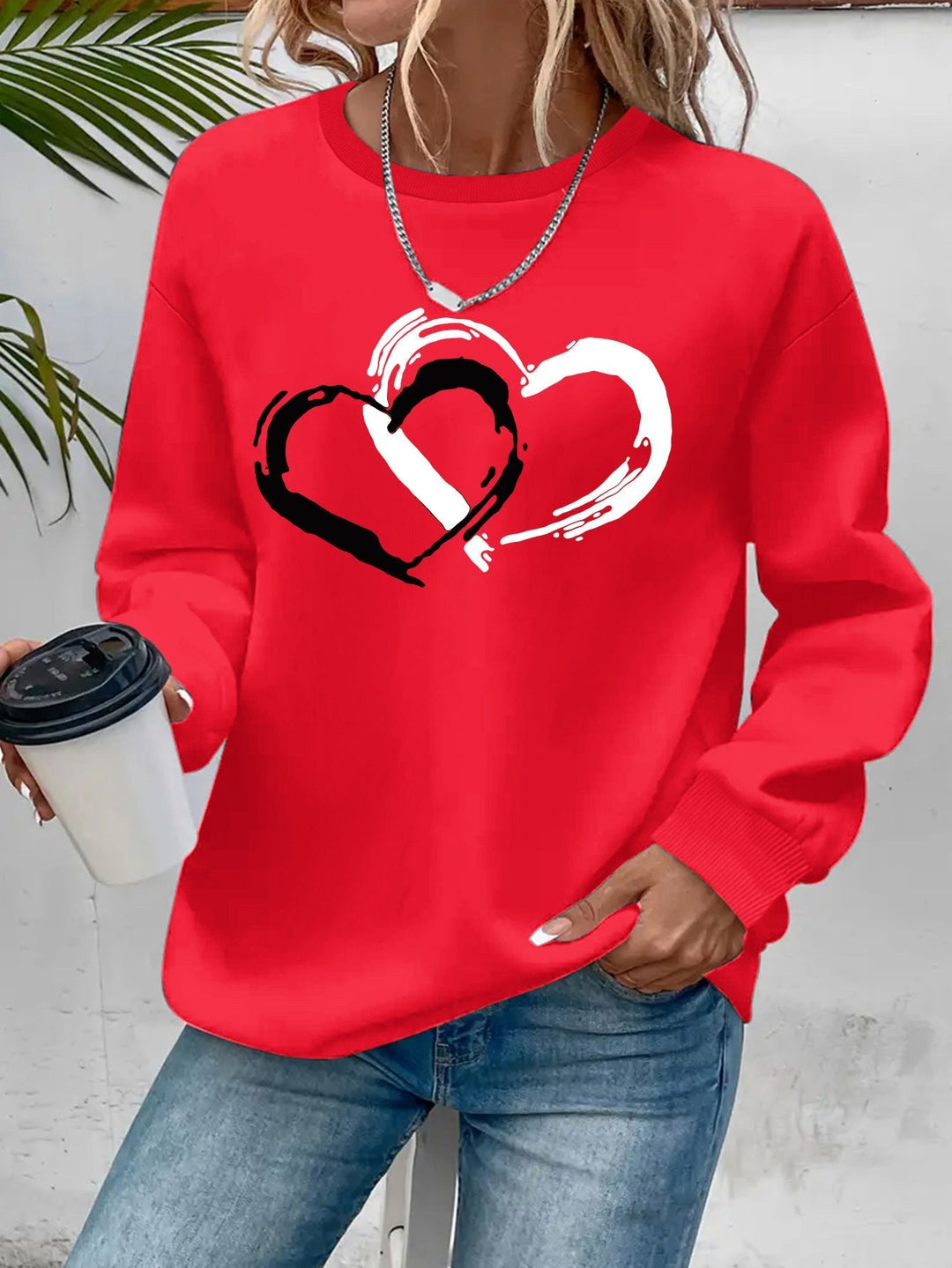 Sharyn - Elegancki Sweter w Serce