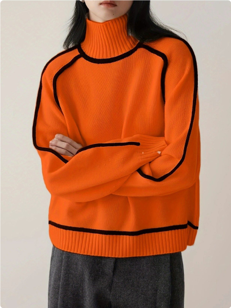 Claire - Elegancki Sweter z Golfem