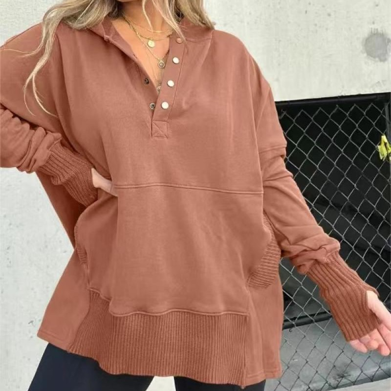 MAGGIE - SWETER Z KAPTUREM W STYLU LUXURY