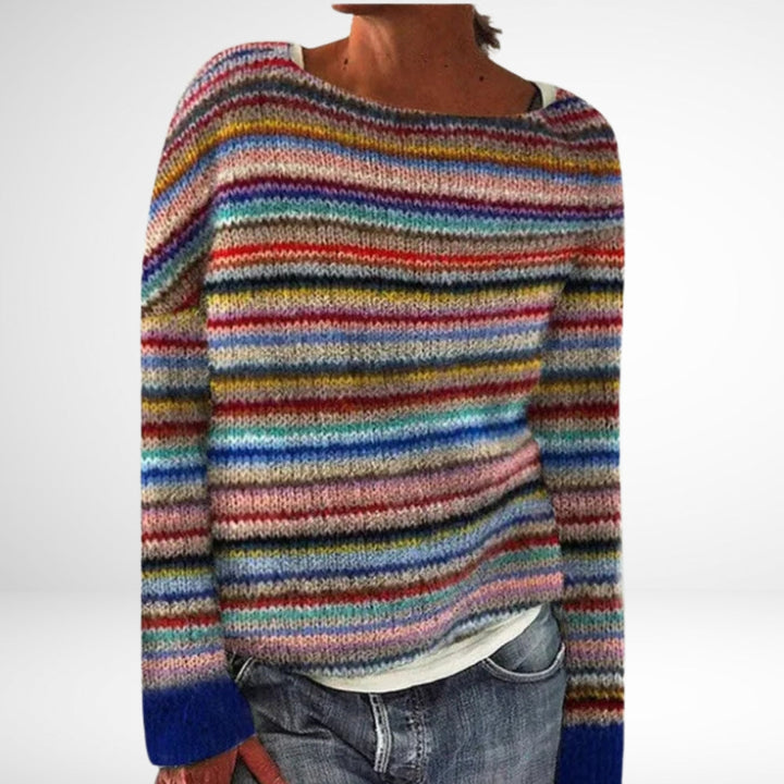 Soley - Wielokolorowy Sweter