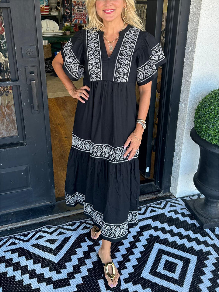 Hanna - Elegancka Sukienka Boho