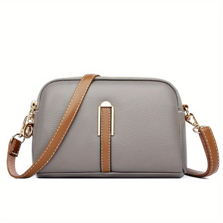Torebka crossbody Mila Litchi z tłoczeniem