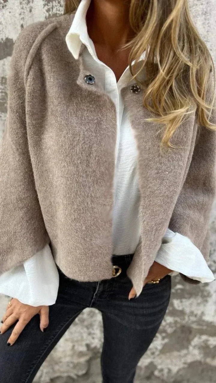 Olivia - Elegancka Miękka Kurtka