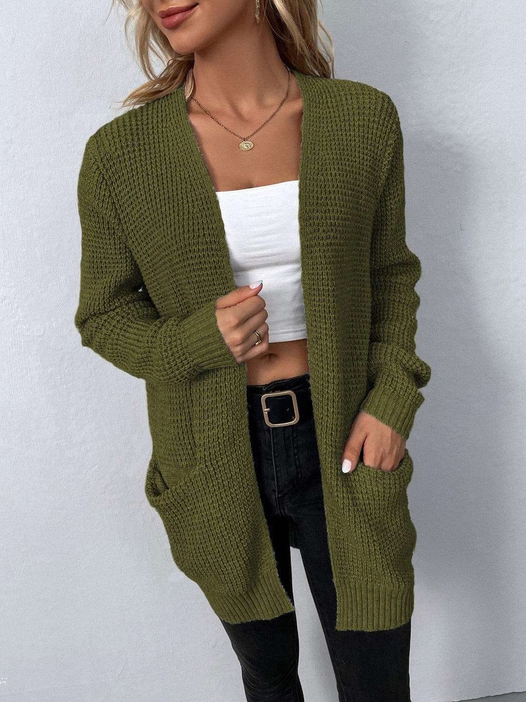 Melona - Sweter z dzianiny