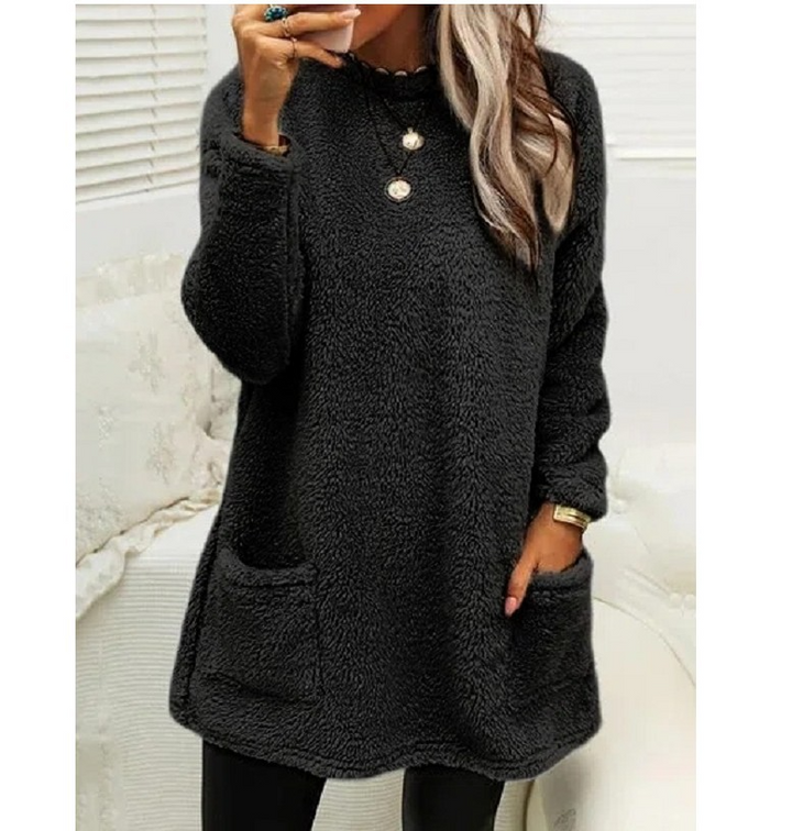 Lucy - Długi Sweter Fleece