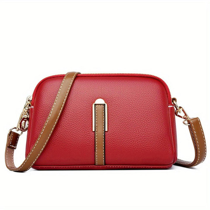 Torebka crossbody Mila Litchi z tłoczeniem