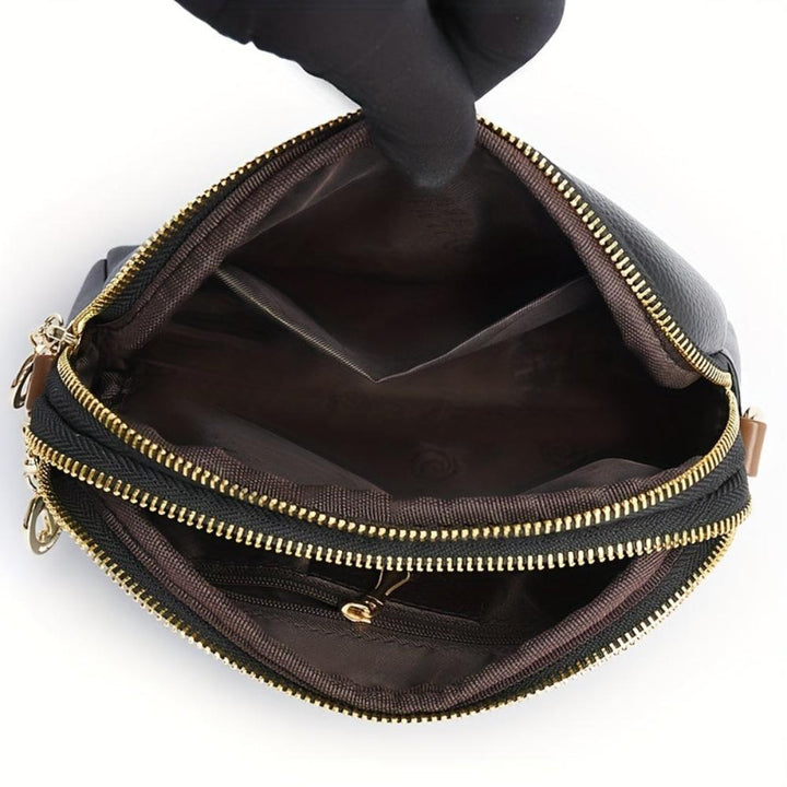 Torebka crossbody Mila Litchi z tłoczeniem