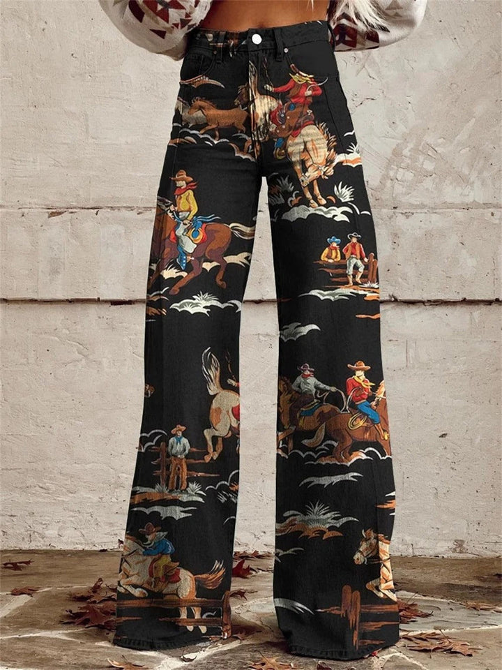 Penelope™ - Spodnie w stylu vintage z szerokimi nogawkami