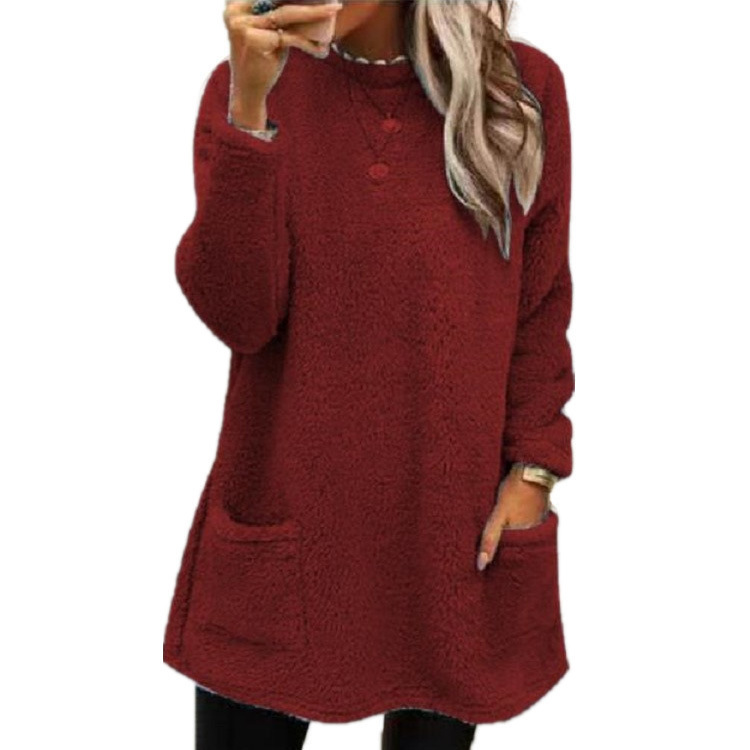 Lucy - Długi Sweter Fleece
