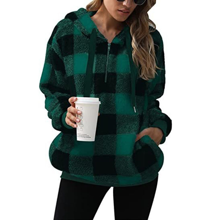 Mariam - Stylowy Sweter z Połowicznym Zamkiem