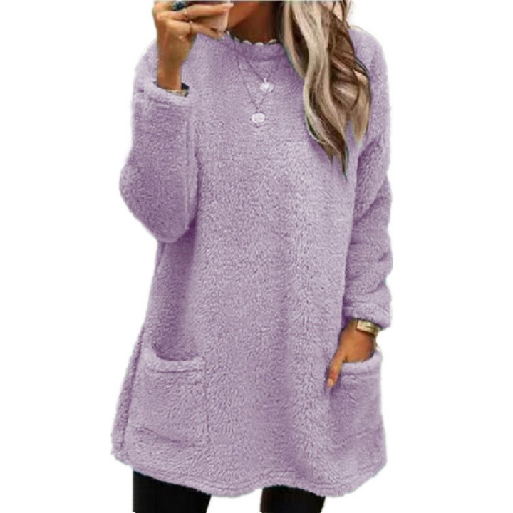 Lucy - Długi Sweter Fleece