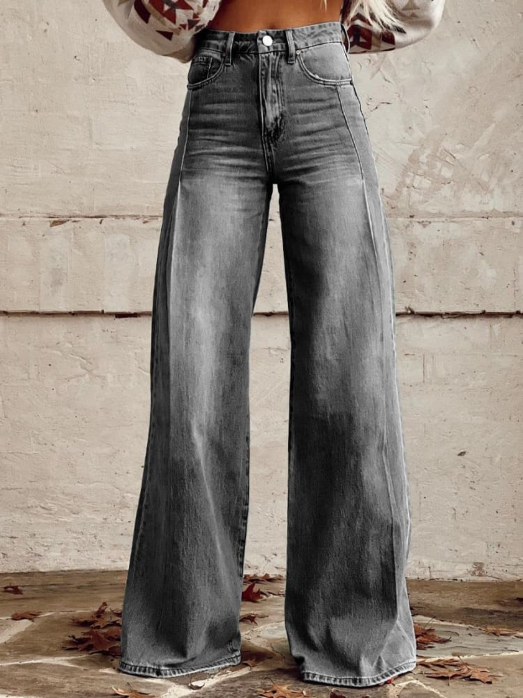 Avery™ - Casual Stylowe Spodnie Szerokie