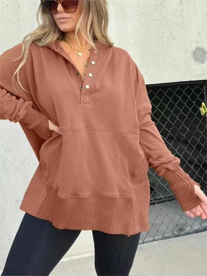 MAGGIE - SWETER Z KAPTUREM W STYLU LUXURY