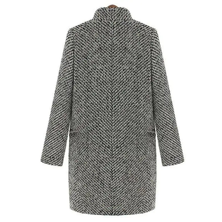 Evelyn - Elegancka Wełniana Kurtka Zimowa