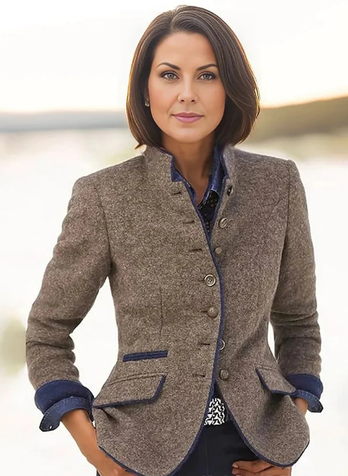 Mariska – Wełniany płaszcz zimowy
