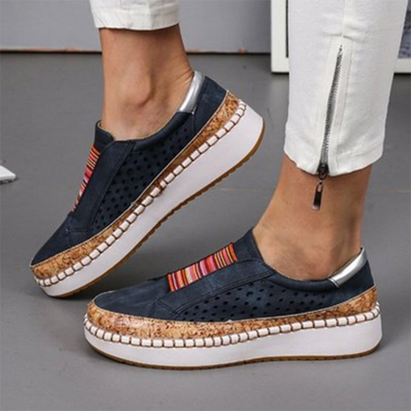 CAROLYN - Eleganckie Boho Sneakersy na Stopę