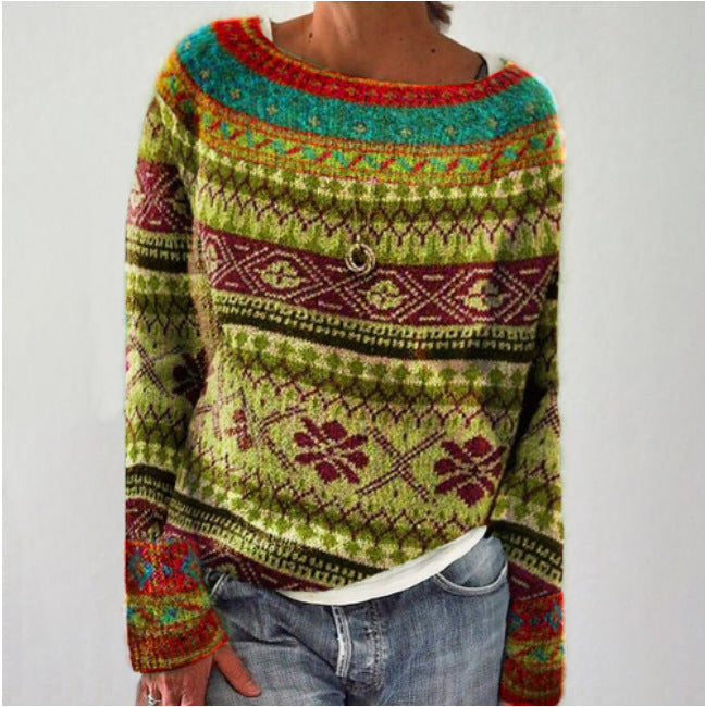 Soley - Wielokolorowy Sweter