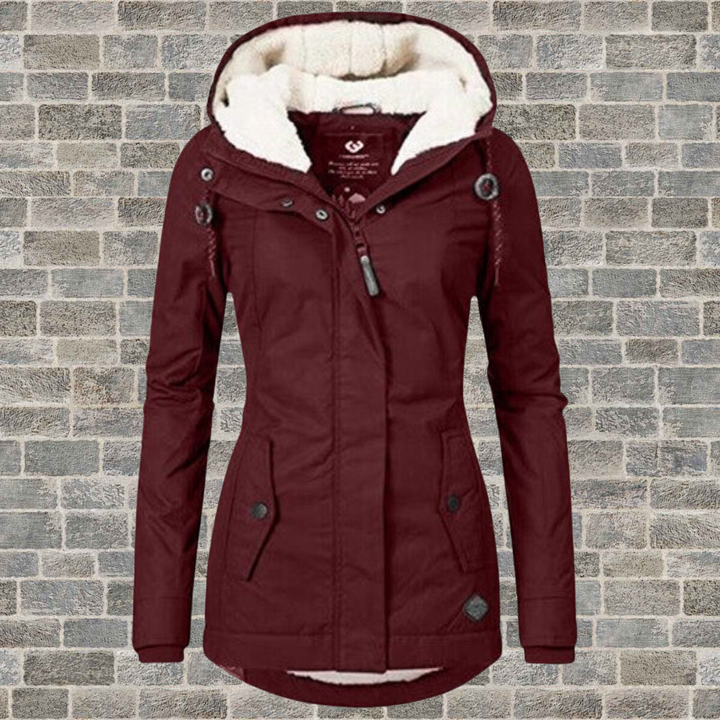 Jenna - Przytulna Sherpa Hoodie Kappa