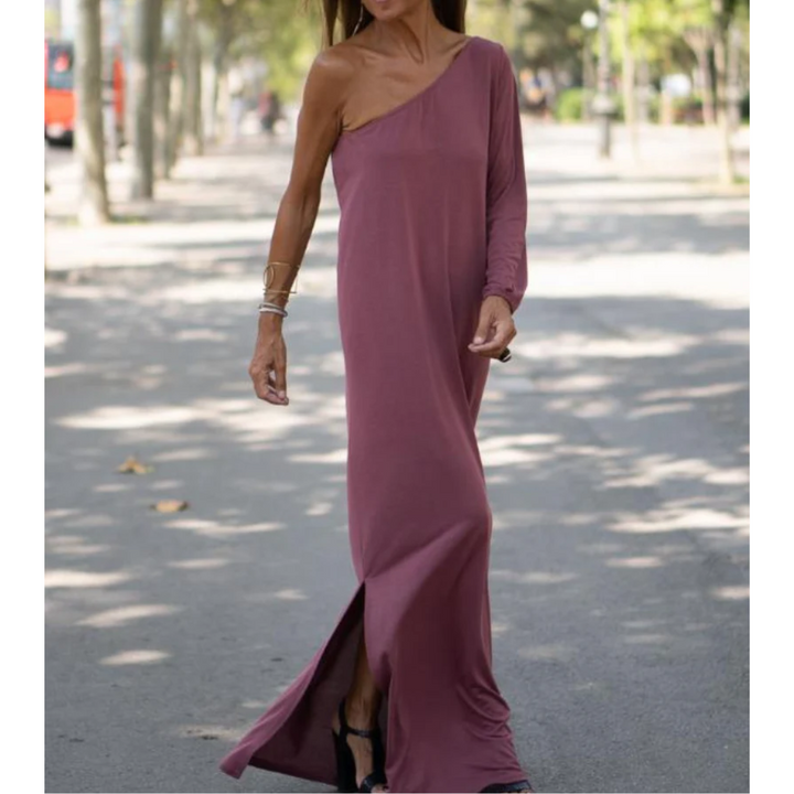 Aiden - Elegancka Sukienka na Jedno Ramię
