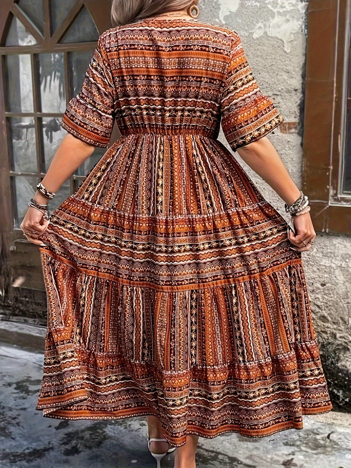 Zafira - Etniczna Sukienka w Stylu Boho
