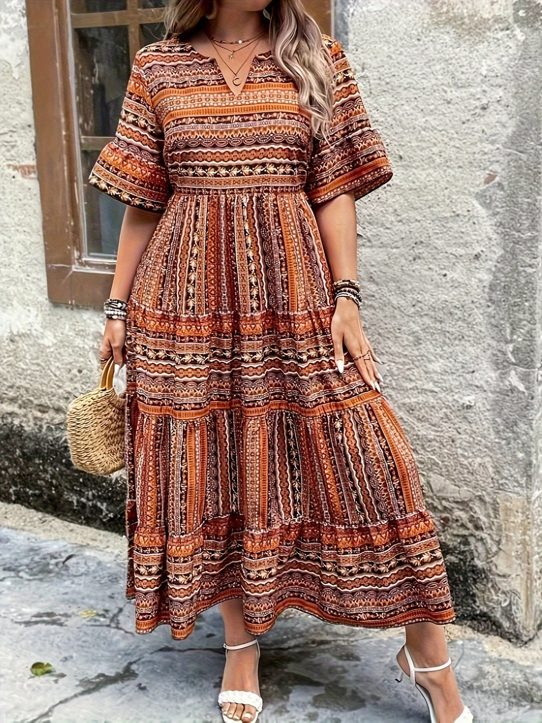Zafira - Etniczna Sukienka w Stylu Boho