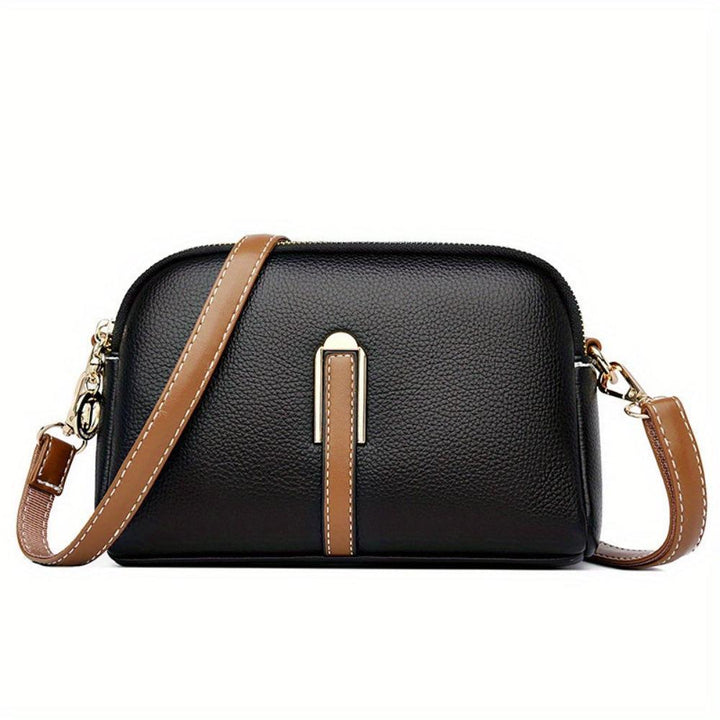Torebka crossbody Mila Litchi z tłoczeniem