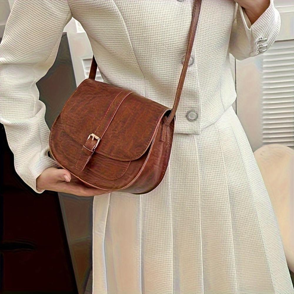 Torba Crossbody Evelyn Classic Saddle