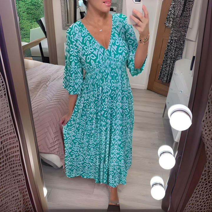 Isabella - Sukienka Boho w Wzory