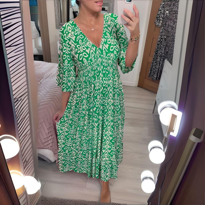 Isabella - Sukienka Boho w Wzory
