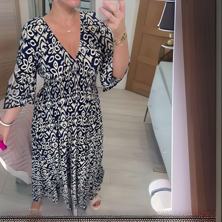 Isabella - Sukienka Boho w Wzory