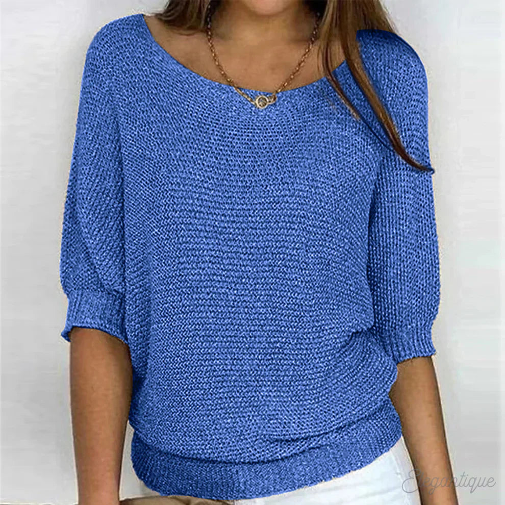 Luigia - Elegancki Sweter Dzianinowy