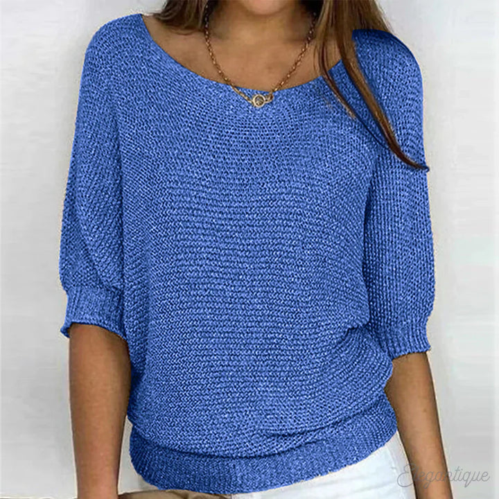 Luigia - Elegancki Sweter Dzianinowy