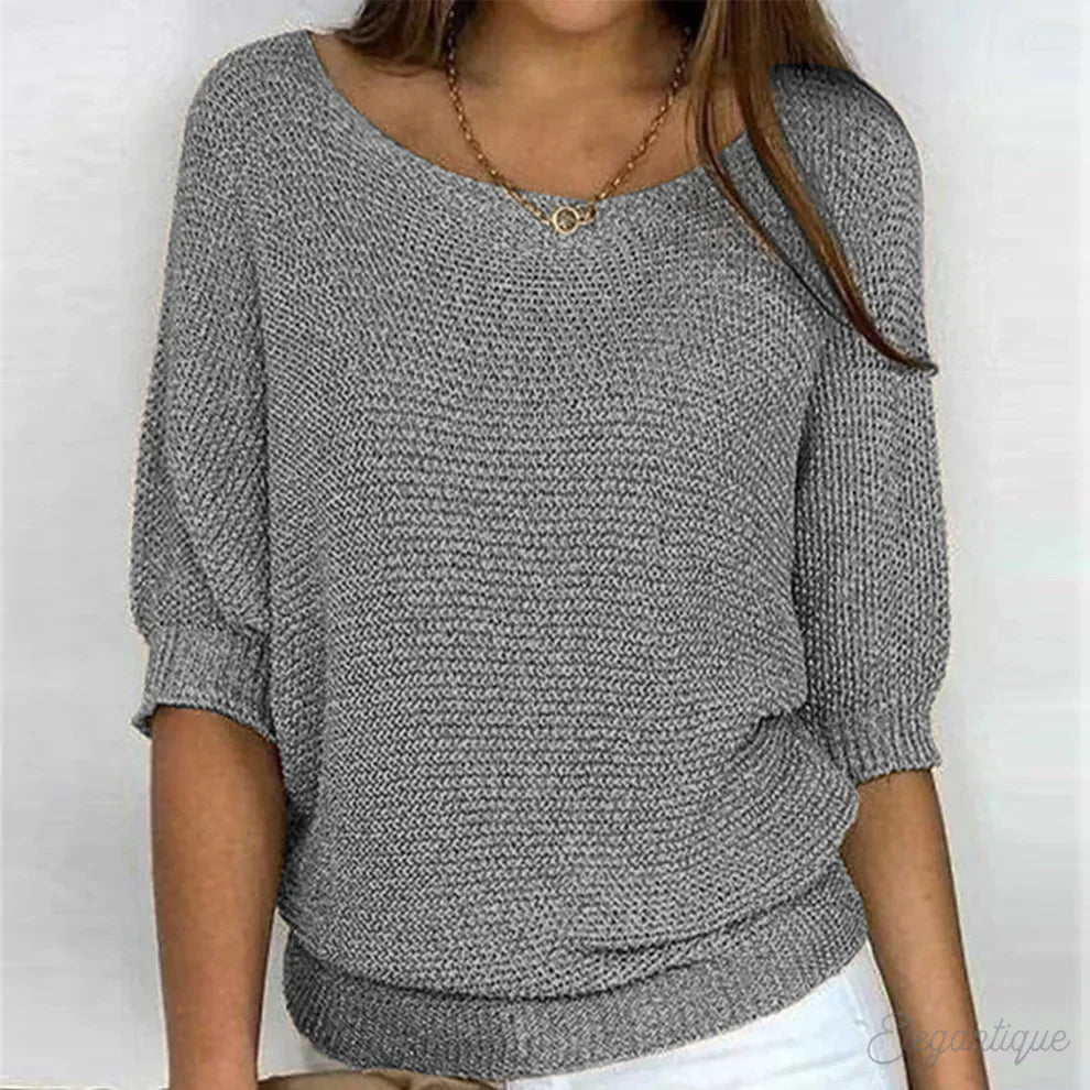 Luigia - Elegancki Sweter Dzianinowy