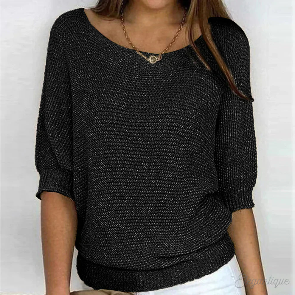 Luigia - Elegancki Sweter Dzianinowy