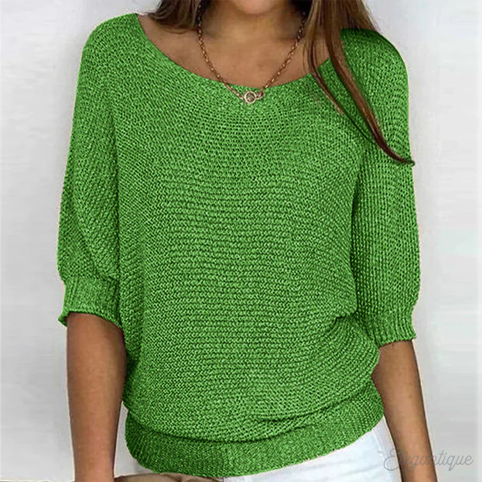 Luigia - Elegancki Sweter Dzianinowy