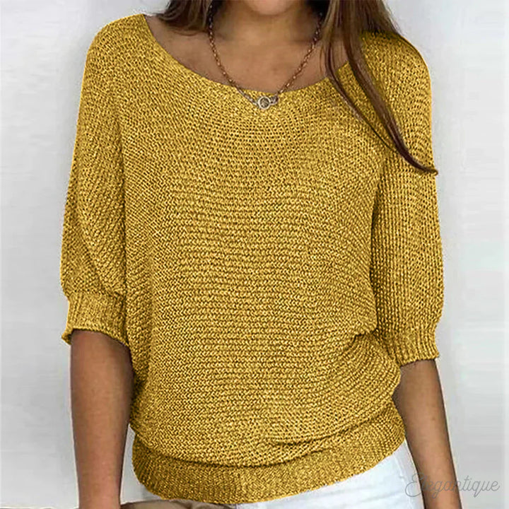 Luigia - Elegancki Sweter Dzianinowy