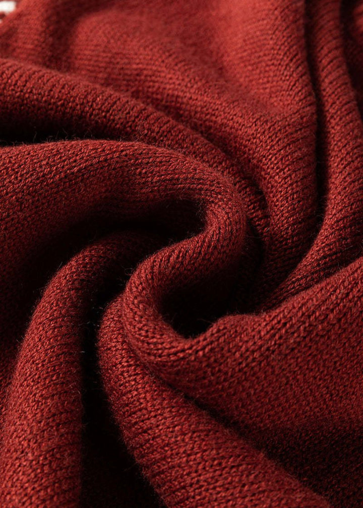 Marisa - Stylowy Sweter w Kontrastowych Kolorach
